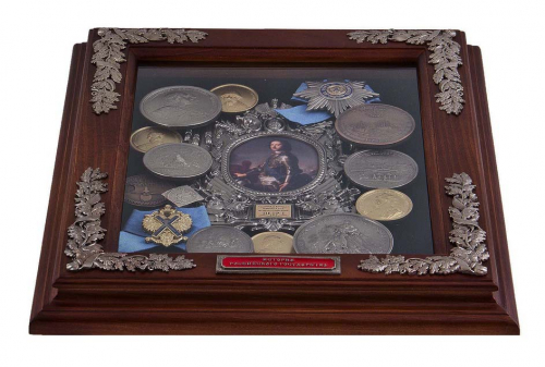 Панно"Петр I" мал. 34х30х4 см. фото 2
